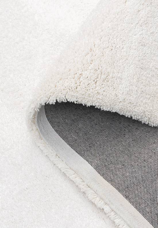 Мягкий ковер с длинным ворсом 673 White discount11
