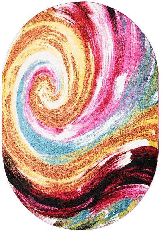 Недорогой синтетический ковер 2949-Multicolor