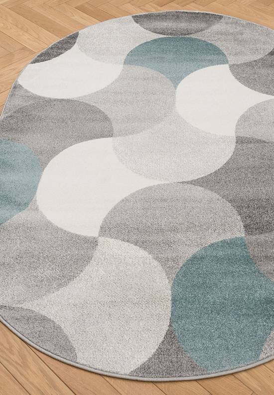 Недорогой современный ковер 2257-Light Gray