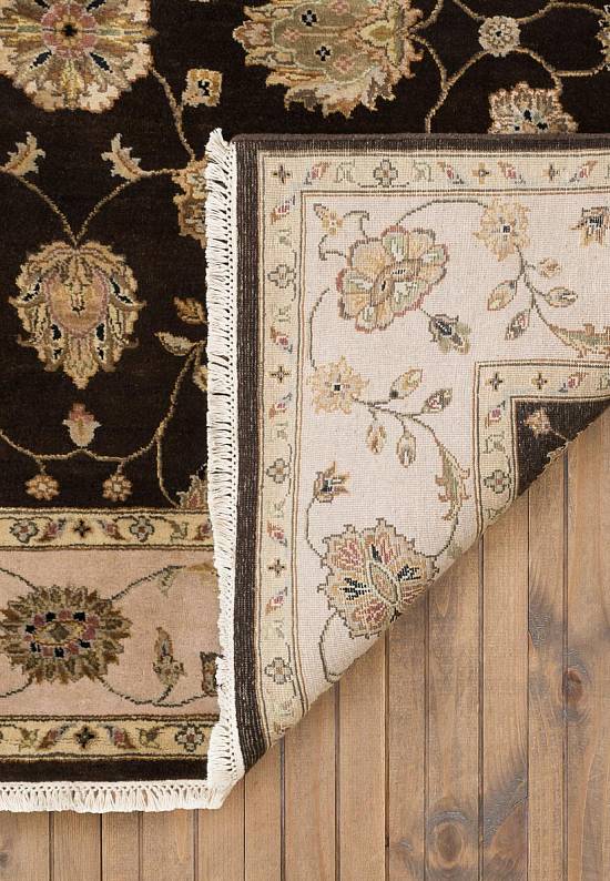Элитный ковер ручной работы 10/10 GB-204 D. Brown-Ivory