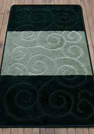 коврик для ванной в перспективе Confetti Bath Maximus Sile 2536 Hunter Green