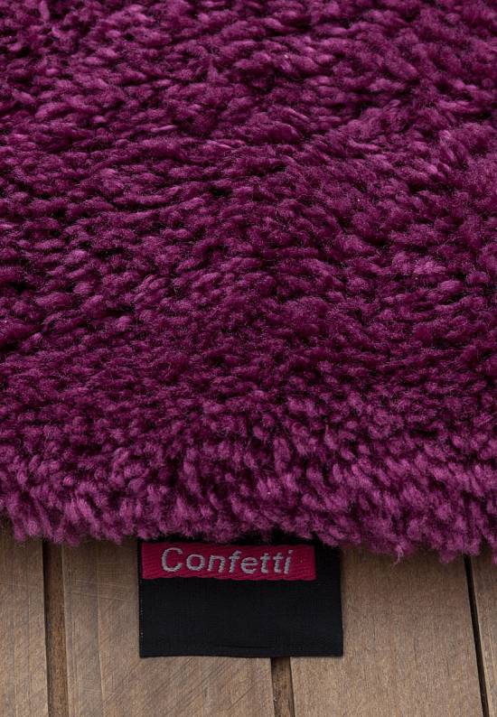Малиново-фиолетовый мягкий коврик для ванной 3518 Aubergine