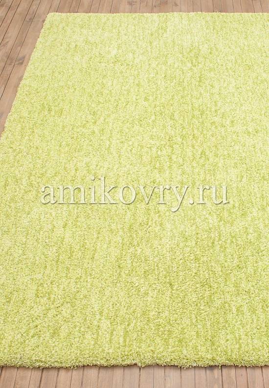 Мягкий ковер с длинным ворсом 893 Green
