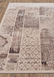ковер в перспективе Cotto Lux Patchwork Fildisi