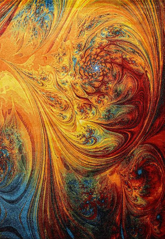 Недорогой синтетический ковер C014-Multicolor