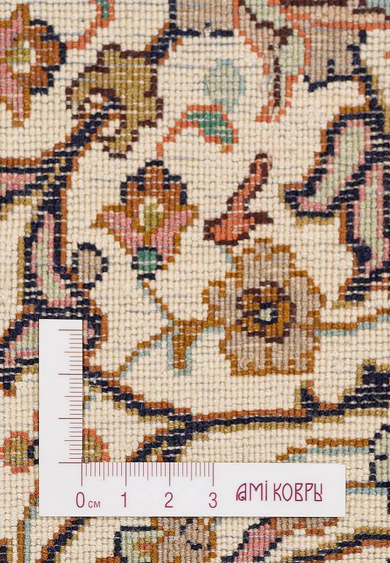 Шелковый ковер ручной работы 235769-Shah Abas beige/beige