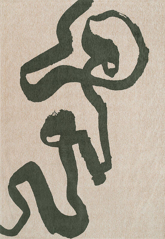 Современный безворсовый ковер LS6083-L407