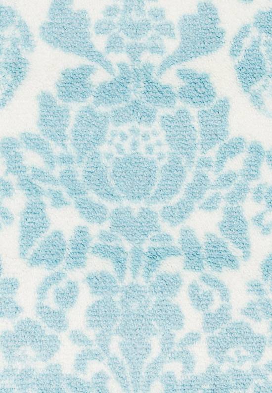 Голубой коврик для ванной Stencil 01 Ancient Blue