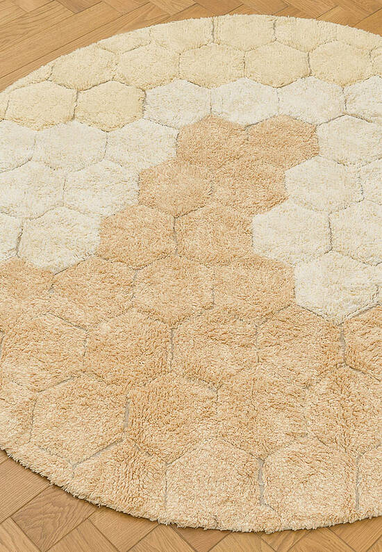 Детский стираемый ковер Honeycomb Gold