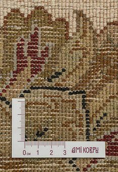 плотность ковра Kashan gold 10/10 MI-880-Red/Ivory