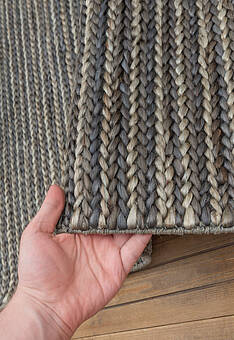 фактура циновки Flatweave C-1512 Navy Multy XW