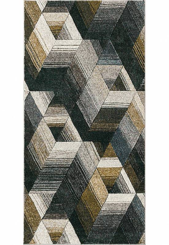 Современный синтетический ковер D830-Gray