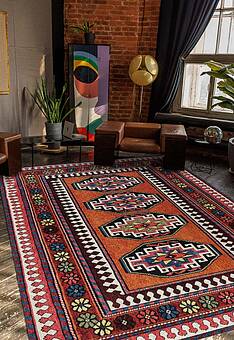 безворсовый ковер в интерьере Millenio LM6082-L405