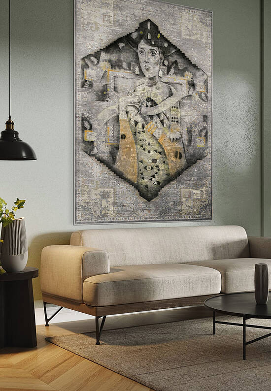 Расписной ковер VD2321-V97-1