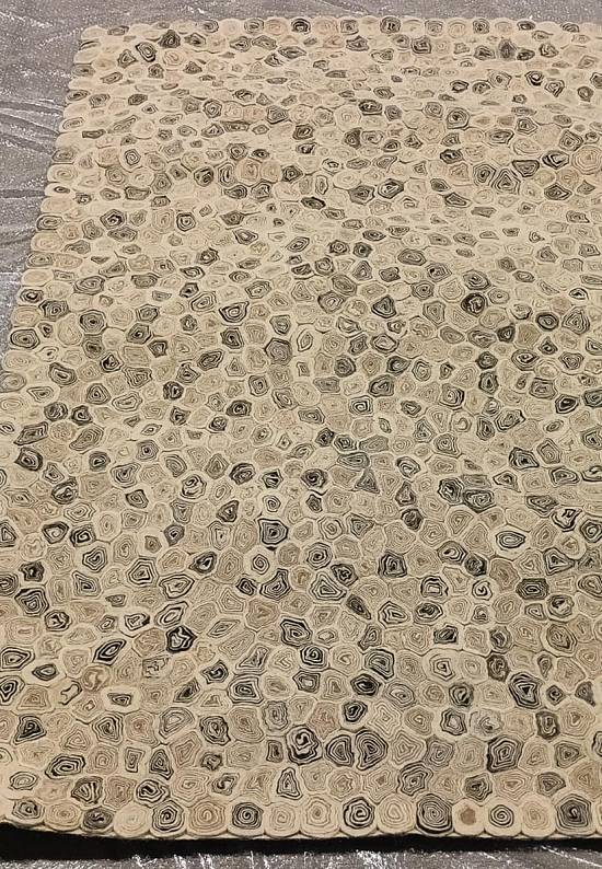 Ковер ручной работы с рельефом Chakri/Glued-Ivory Brown discount4