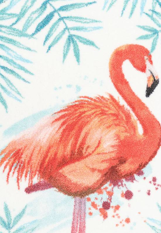 Светлый коврик для ванной  Flamingo 01 Turquoise