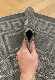 фактура коврика для ванной Confetti Bath Maximus Ethnic 2503 Opal Grey PS