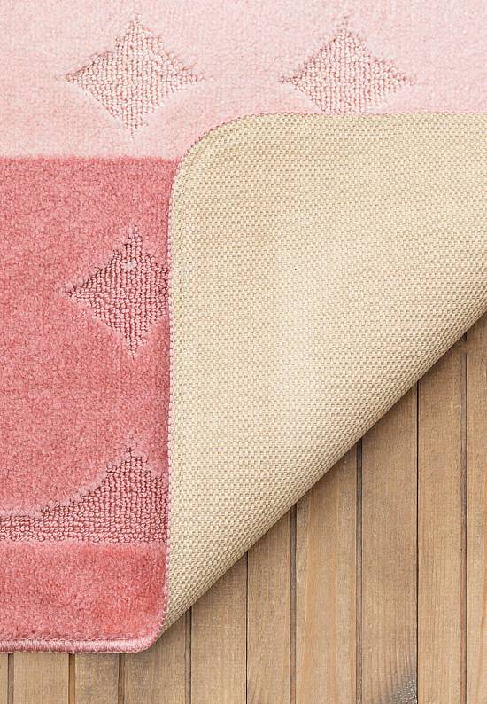 Комплект ковриков для ванной и туалета Edremit 2580 Dusty Rose BQF