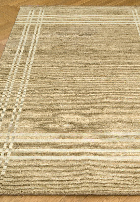Однотонный ковер ручной работы HWL-172-Clay/Soft Beige