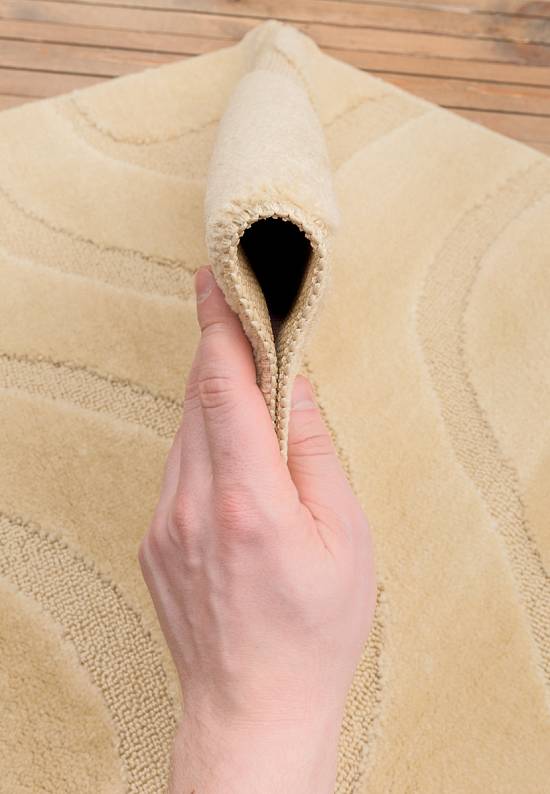 Бежевый комплект ковриков для ванной и туалета Symphony 2540 Beige PSF