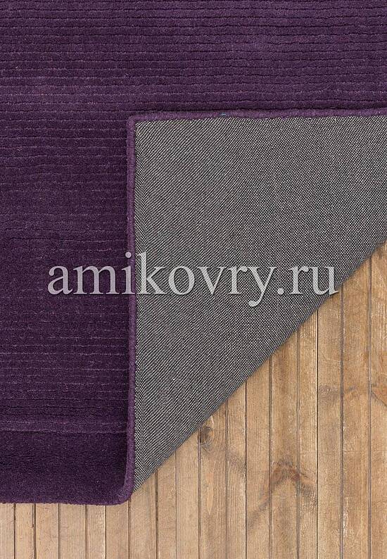 Однотонный шерстяной ковер Purple