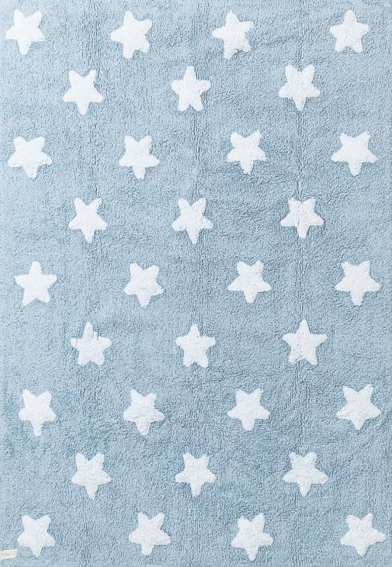 Детский стираемый ковер Stars Blue