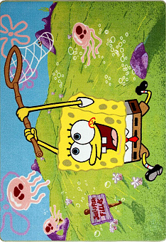 Ковер Confetti Kids Sponge Bob Jellyfish Fields-01 Green