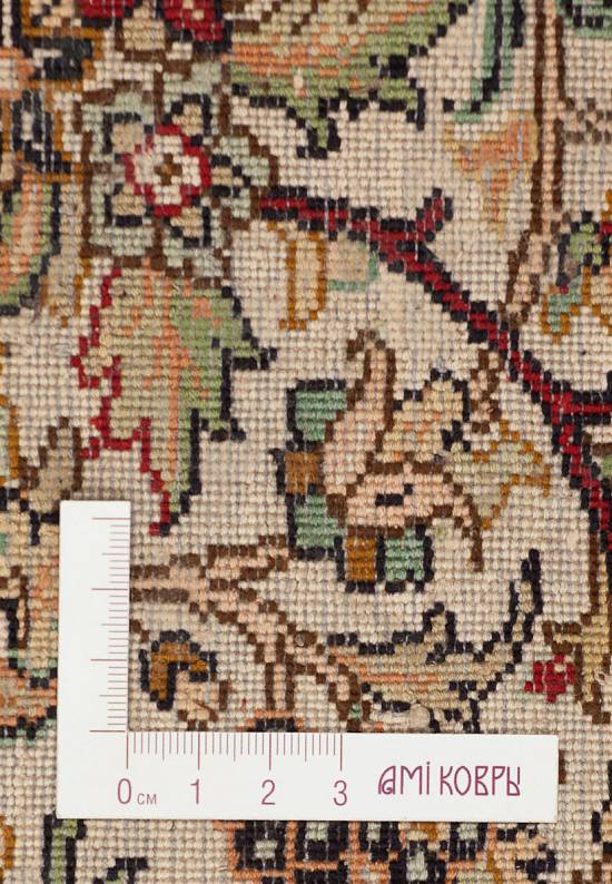 Шелковый ковер ручной работы из Индии 244003-Afshar red/beige