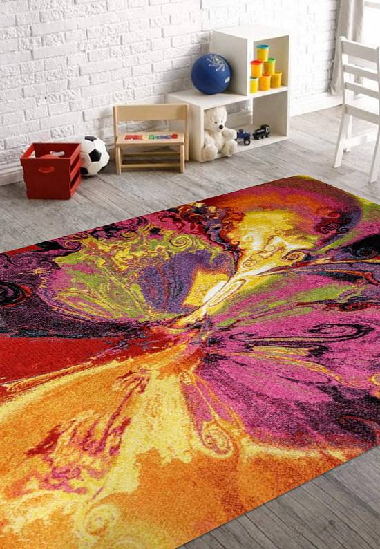 Недорогой синтетический ковер 2927-Multicolor