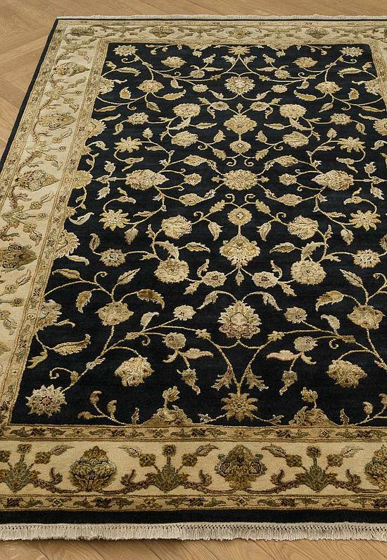 Элитный ковер ручной работы 10/10 CH-102-Black/Ivory