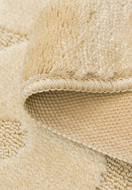 Бежевый коврик для ванной Shell 2540 Beige