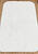 Белый коврик для ванной Organic Soft 1601 White
