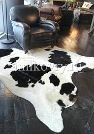 натуральная шкура коровы Черно-белая 357 discount в интерьере 