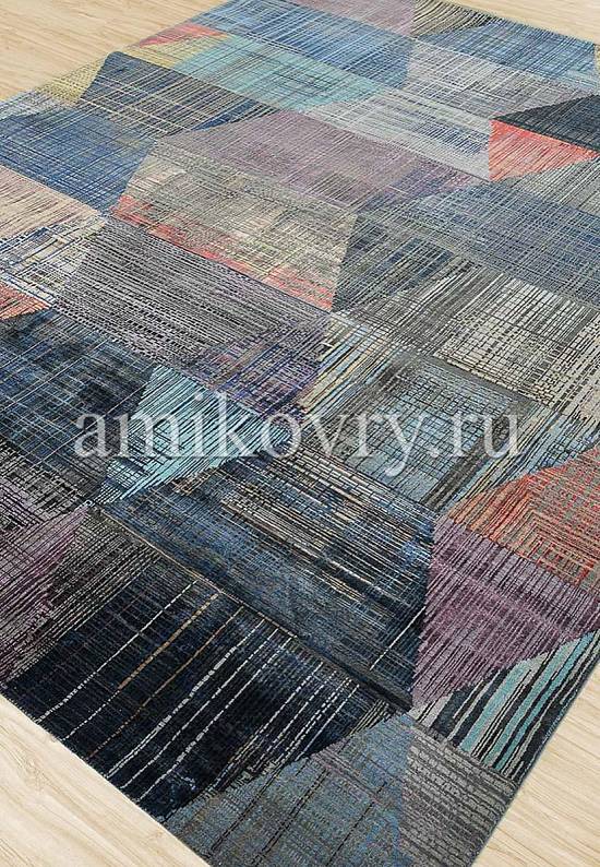 Элитный ковер ручной работы 11/11-RWB SRB-730-Charcoal Gray/Faded Denim