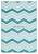 Двусторонний безворсовый ковер из шенилла NK 05 Cream Aqua