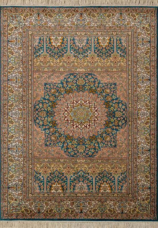 Шелковый ковер ручной работы IIST-GI97K257Z Kashan