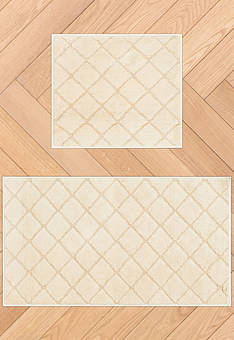 Комплект ковриков для ванной Confetti Bath Cotton Uni 17714 1640 Naturel-Ecru