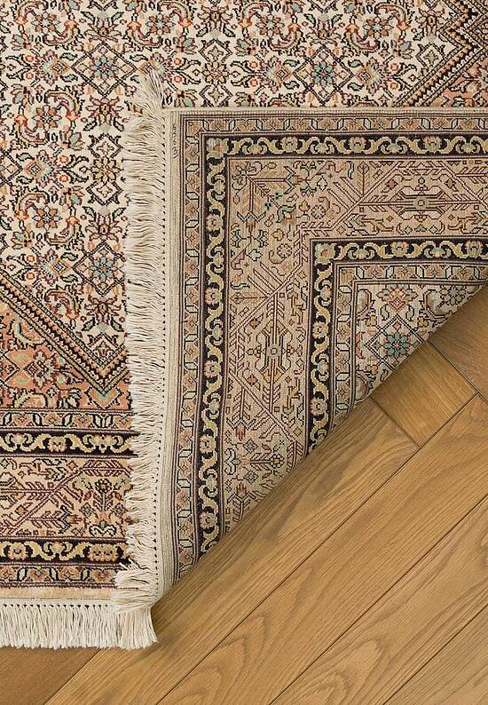 Шелковый ковер ручной работы IIST-GI9KK2JN2 Kashan White