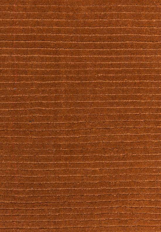 Однотонный шерстяной ковер Terracotta