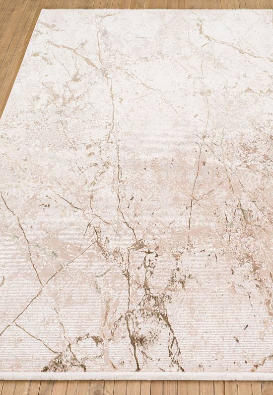 Современный ковер из вискозы 19141-070 Beige