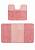 Комплект ковриков для ванной и туалета Sariyer 2580 Dusty Rose BQ