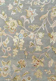 фрагмент ковра Kashan gold Warm Taupe Linen