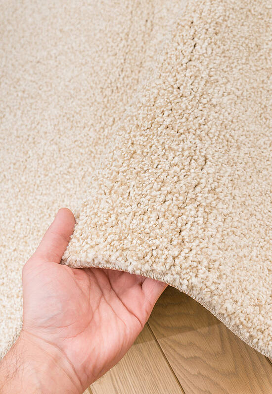 Однотонный ковер из полипропилена T600-Light Beige