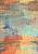 Яркий абстрактный ковер 11430 01 Terracotta
