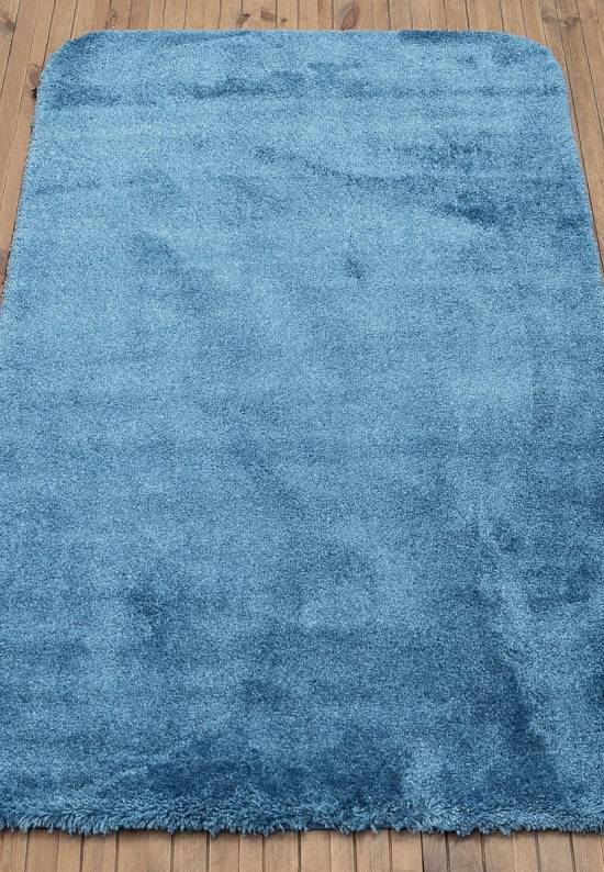 Синий мягкий коврик для ванной 3531 Dark Blue