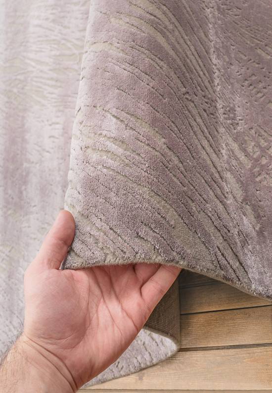 Индийский ковер ручной работы Purple Sage