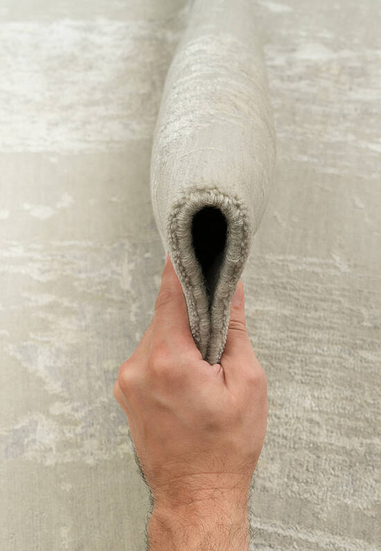 Индийский ковер ручной работы Silver Grey