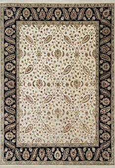 дизайн ковра Kashan gold 10/10 SK-121-Camel/Black