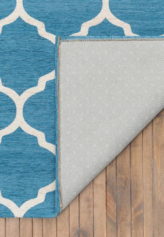 Гобеленовый ковер 076-blue/light beige