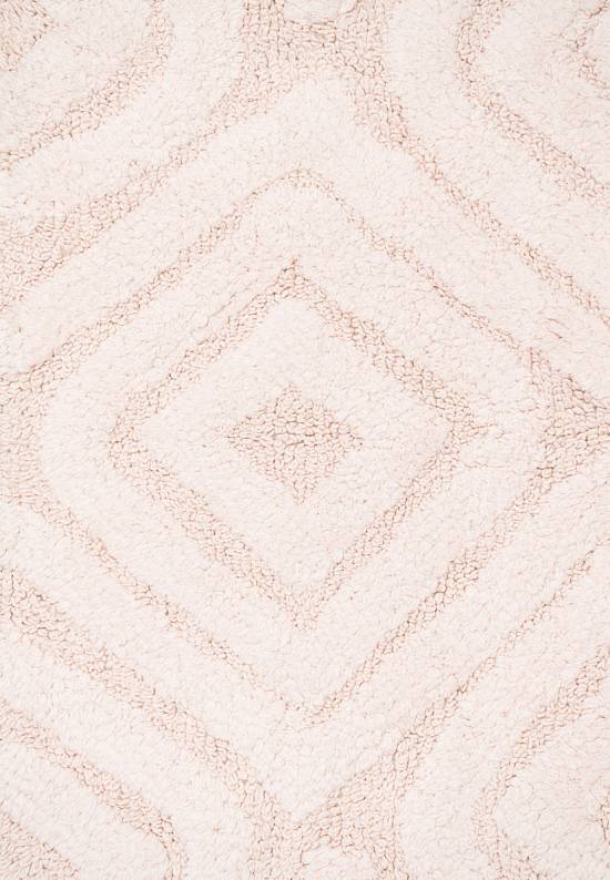Розовый коврик для ванной из хлопка Camella-Powder